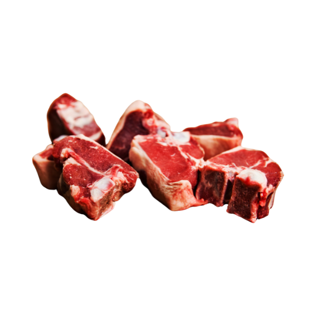 Bone in diced lamb 1kg